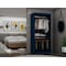 Manhattan Comfort Mulberry 35.9" Open Double Hanging Wardrobe Closet in Tatiana Midnight Blue 161GMC4 - alternate 7